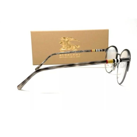Burberry Men's Matte Gunmetal Eyeglasses! - Picture 3 of 4